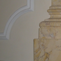 Restaurierter Stuckmarmor