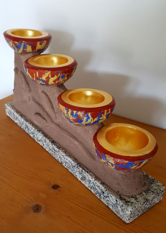 Vergoldete Schalen